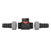 In-Line BSPM Valve with 2 x 20mm Barbed Straight Connectors - Home & Garden > Lawn & Garden Garden watering