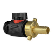 13mm Brass Barb with In-Line BSPM Threaded Valve - Home & Garden > Lawn & Garden Garden watering