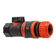3/4" BSPF Thread Quick Connect Valve with Hose Connector Lock - Home & Garden > Lawn & Garden Garden watering