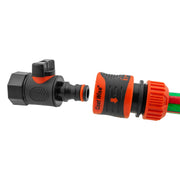 3/4" BSPF Thread Quick Connect Valve with Hose Connector Lock - Home & Garden > Lawn & Garden Garden watering