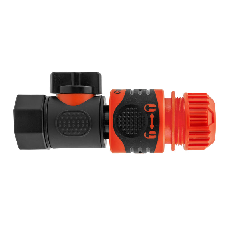 3/4" BSPF Thread Quick Connect Valve with Hose Connector Lock - Home & Garden > Lawn & Garden Garden watering