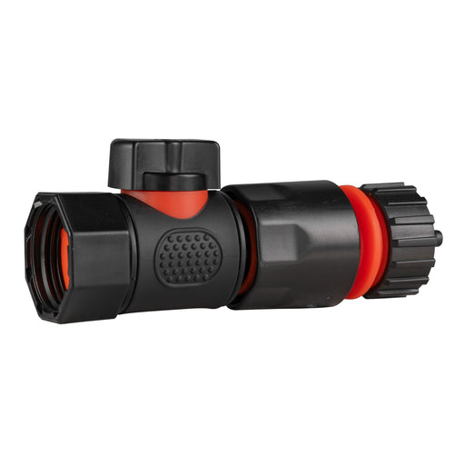 3/4" BSPF Thread Quick Connect Valve with Hose Connector 4mm Barb - Home & Garden > Lawn & Garden Garden watering