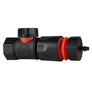 3/4" BSPF Thread Quick Connect Valve with Hose Connector 4mm Barb - Home & Garden > Lawn & Garden Garden watering