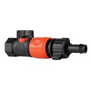 3/4" BSPF Thread Quick Connect Valve with Hose Connector 16mm Barb - Home & Garden > Lawn & Garden > Watering & Irrigation > Garden Hose Fittings & Valves > Garden Hose Fittings Garden watering