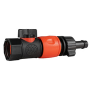 3/4" BSPF Thread Quick Connect Valve with Hose Connector 16mm Barb - Home & Garden > Lawn & Garden > Watering & Irrigation > Garden Hose Fittings & Valves > Garden Hose Fittings Garden watering