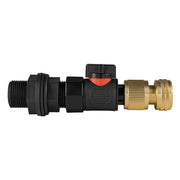 Water Butt Connector 3/4" BSP with BSPF-Quick Connect Valve & Hose Connector Brass - Home & Garden > Lawn & Garden > Watering & Irrigation > Garden Hose Fittings & Valves > Garden Hose Fittings Garden watering