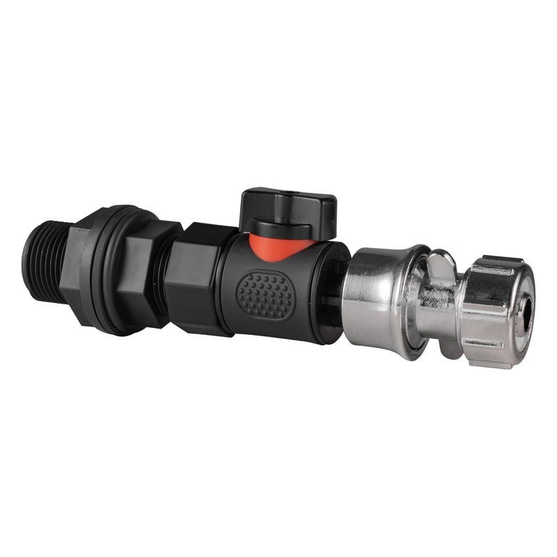 Water Butt Connector 3/4" BSP with BSPF-Quick Connect Valve & Hose Connector Zinc - Home & Garden > Lawn & Garden Garden watering