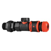 Water Butt Connector 3/4" BSP with BSPF-Quick Connect Valve & Hose Connector Lock - Home & Garden > Lawn & Garden Garden watering