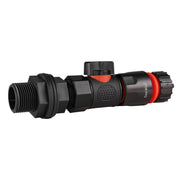 Water Butt Connector 3/4" BSP with BSPF-Quick Connect Valve & Hose Connector 4mm Barb - Home & Garden > Lawn & Garden Garden watering