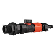 Water Butt Connector 3/4" BSP with BSPF-Quick Connect Valve & Hose Connector 16mm Barb - Home & Garden > Lawn & Garden > Watering & Irrigation > Garden Hose Fittings & Valves > Garden Hose Fittings Garden watering