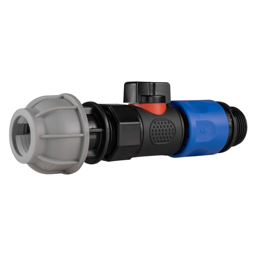 20mm MDPE Straight with BSPF-Quick Connect Valve & Hose Connector 3/4" BSPM - Home & Garden > Lawn & Garden > Watering & Irrigation > Garden Hose Fittings & Valves > Garden Hose Fittings Garden watering