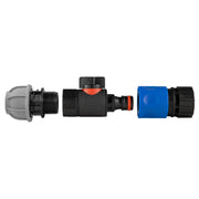 20mm MDPE Straight with BSPF-Quick Connect Valve & Hose Connector 3/4" BSPF - Home & Garden > Lawn & Garden > Watering & Irrigation > Garden Hose Fittings & Valves > Garden Hose Fittings Garden watering