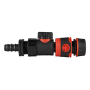 16mm Barbed Straight with BSPF-Quick Connect Valve & Hose Connector Black Soft - Home & Garden > Lawn & Garden > Watering & Irrigation > Garden Hose Fittings & Valves > Garden Hose Fittings Garden watering