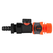 16mm Barbed Straight with BSPF-Quick Connect Valve & Hose Connector Lock - Home & Garden > Lawn & Garden Garden watering