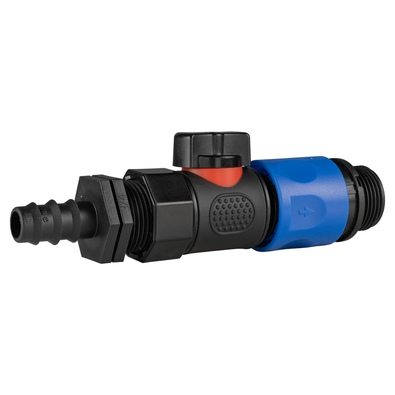 16mm Barbed Straight with BSPF-Quick Connect Valve & Hose Connector 3/4" BSPM - Home & Garden > Lawn & Garden > Watering & Irrigation > Garden Hose Fittings & Valves > Garden Hose Fittings Garden watering