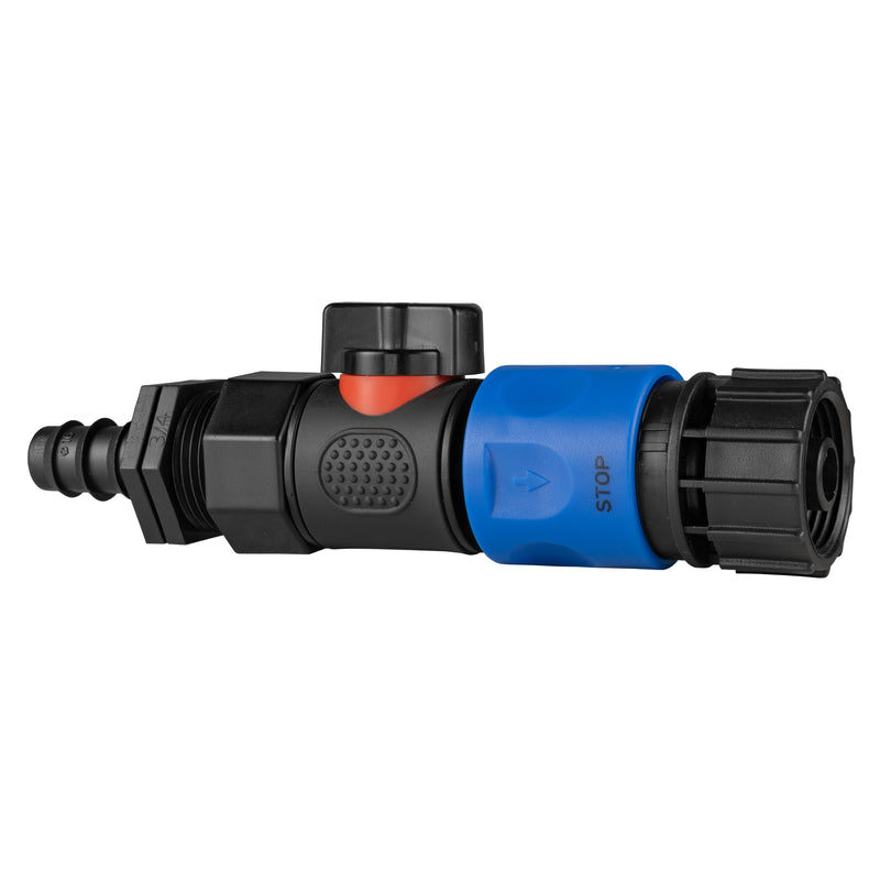 16mm Barbed Straight with BSPF-Quick Connect Valve & Hose Connector 3/4" BSPF - Home & Garden > Lawn & Garden > Watering & Irrigation > Garden Hose Fittings & Valves > Garden Hose Fittings Garden watering
