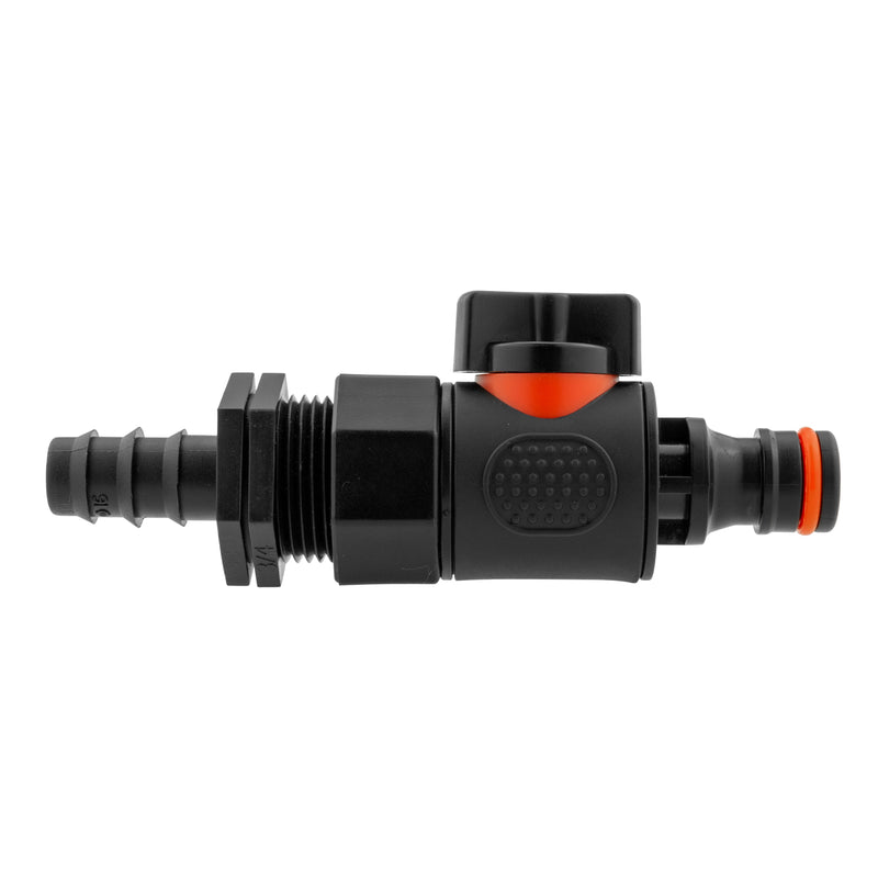 16mm Barbed Straight with BSPF Thread-Quick Connect Male Valve - Home & Garden > Lawn & Garden > Watering & Irrigation > Garden Hose Fittings & Valves > Garden Hose Fittings Garden watering