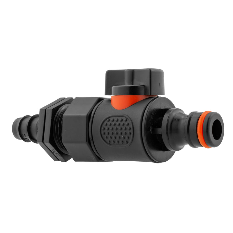 16mm Barbed Straight with BSPF Thread-Quick Connect Male Valve - Home & Garden > Lawn & Garden > Watering & Irrigation > Garden Hose Fittings & Valves > Garden Hose Fittings Garden watering