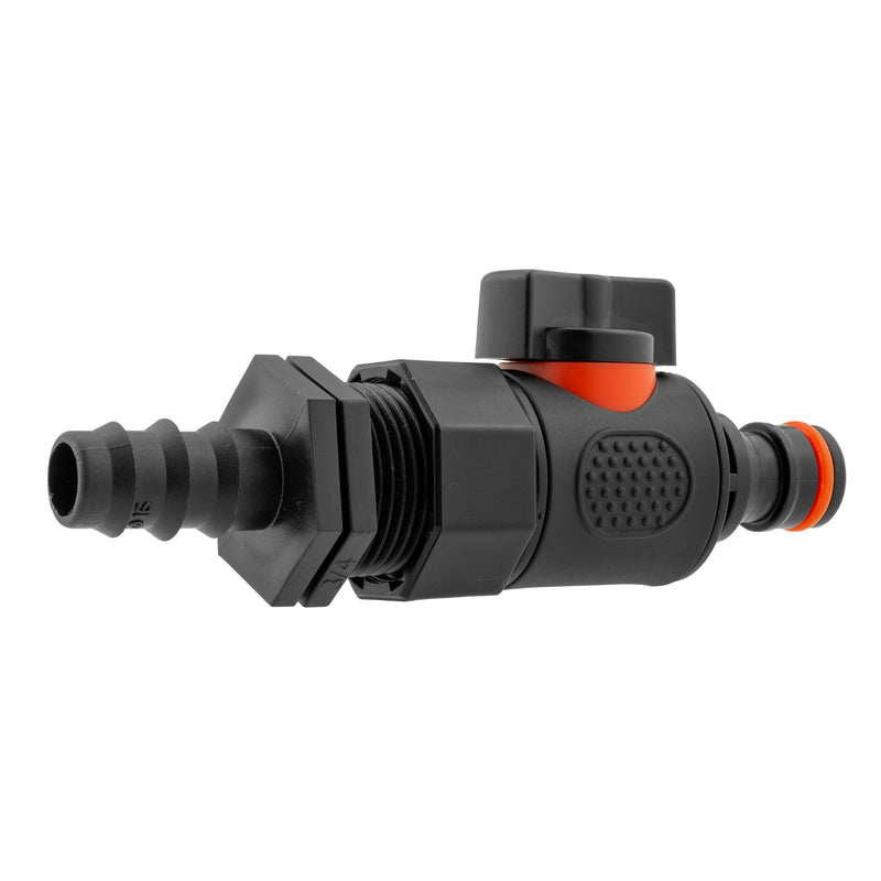 16mm Barbed Straight with BSPF Thread-Quick Connect Male Valve - Home & Garden > Lawn & Garden > Watering & Irrigation > Garden Hose Fittings & Valves > Garden Hose Fittings Garden watering