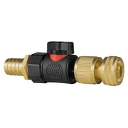 19mm Brass Barb with BSPF-Quick Connect Valve & Hose Connector Brass - Home & Garden > Lawn & Garden > Watering & Irrigation > Garden Hose Fittings & Valves > Garden Hose Fittings Garden watering