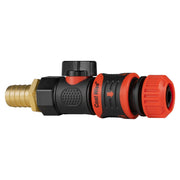 19mm Brass Barb with BSPF-Quick Connect Valve & Hose Connector Lock - Home & Garden > Lawn & Garden Garden watering