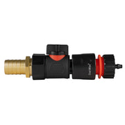 19mm Brass Barb with BSPF-Quick Connect Valve & Hose Connector 4mm Barb - Home & Garden > Lawn & Garden Garden watering