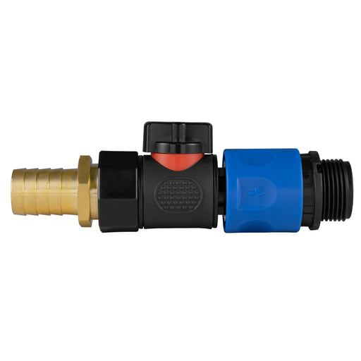 19mm Brass Barb with BSPF-Quick Connect Valve & Hose Connector 3/4" BSPM - Home & Garden > Lawn & Garden > Watering & Irrigation > Garden Hose Fittings & Valves > Garden Hose Fittings Garden watering
