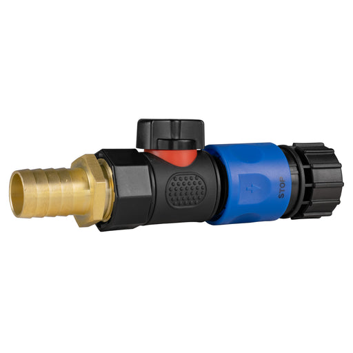 19mm Brass Barb with BSPF-Quick Connect Valve & Hose Connector 3/4" BSPF - Home & Garden > Lawn & Garden > Watering & Irrigation > Garden Hose Fittings & Valves > Garden Hose Fittings Garden watering