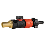 19mm Brass Barb with BSPF-Quick Connect Valve & Hose Connector 16mm Barb - Home & Garden > Lawn & Garden > Watering & Irrigation > Garden Hose Fittings & Valves > Garden Hose Fittings Garden watering