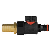 Brass Barb with BSPF Thread-Quick Connect Male Valve - Home & Garden > Lawn & Garden > Watering & Irrigation > Garden Hose Fittings & Valves > Garden Hose Fittings Garden watering