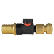 25mm Brass Barb with BSPF-Quick Connect Valve & Hose Connector Brass - Home & Garden > Lawn & Garden > Watering & Irrigation > Garden Hose Fittings & Valves > Garden Hose Fittings Garden watering