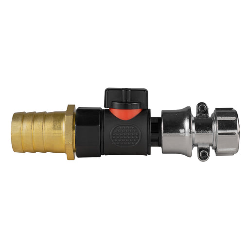 25mm Brass Barb with BSPF-Quick Connect Valve & Hose Connector Zinc - Home & Garden > Lawn & Garden Garden watering