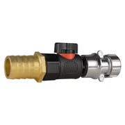 25mm Brass Barb with BSPF-Quick Connect Valve & Hose Connector Zinc - Home & Garden > Lawn & Garden Garden watering
