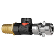 25mm Brass Barb with BSPF-Quick Connect Valve & Hose Connector Zinc - Home & Garden > Lawn & Garden Garden watering