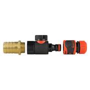 25mm Brass Barb with BSPF-Quick Connect Valve & Hose Connector Lock - Home & Garden > Lawn & Garden Garden watering