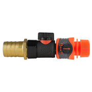 25mm Brass Barb with BSPF-Quick Connect Valve & Hose Connector Lock - Home & Garden > Lawn & Garden Garden watering