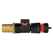 25mm Brass Barb with BSPF-Quick Connect Valve & Hose Connector 4mm Barb - Home & Garden > Lawn & Garden Garden watering