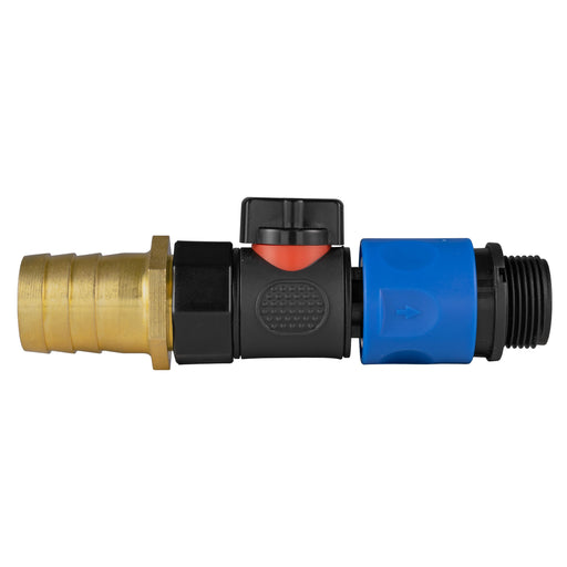 25mm Brass Barb with BSPF-Quick Connect Valve & Hose Connector 3/4" BSPM - Home & Garden > Lawn & Garden > Watering & Irrigation > Garden Hose Fittings & Valves > Garden Hose Fittings Garden watering