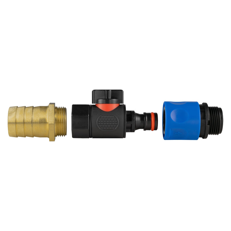 25mm Brass Barb with BSPF-Quick Connect Valve & Hose Connector 3/4" BSPM - Home & Garden > Lawn & Garden > Watering & Irrigation > Garden Hose Fittings & Valves > Garden Hose Fittings Garden watering