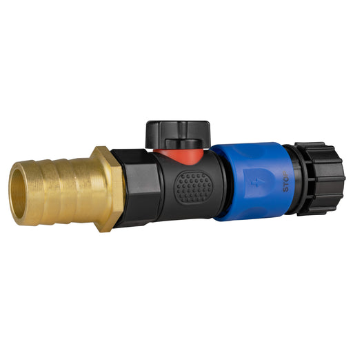 25mm Brass Barb with BSPF-Quick Connect Valve & Hose Connector 3/4" BSPF - Home & Garden > Lawn & Garden > Watering & Irrigation > Garden Hose Fittings & Valves > Garden Hose Fittings Garden watering
