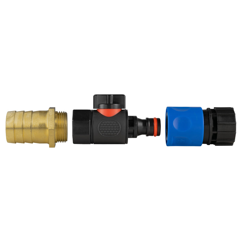 25mm Brass Barb with BSPF-Quick Connect Valve & Hose Connector 3/4" BSPF - Home & Garden > Lawn & Garden > Watering & Irrigation > Garden Hose Fittings & Valves > Garden Hose Fittings Garden watering