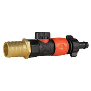 25mm Brass Barb with BSPF-Quick Connect Valve & Hose Connector 16mm Barb - Home & Garden > Lawn & Garden > Watering & Irrigation > Garden Hose Fittings & Valves > Garden Hose Fittings Garden watering