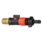 25mm Brass Barb with BSPF-Quick Connect Valve & Hose Connector 16mm Barb - Home & Garden > Lawn & Garden > Watering & Irrigation > Garden Hose Fittings & Valves > Garden Hose Fittings Garden watering