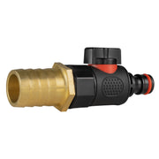 25mm Brass Barb with BSPF Thread-Quick Connect Male Valve - Home & Garden > Lawn & Garden > Watering & Irrigation > Garden Hose Fittings & Valves > Garden Hose Fittings Garden watering