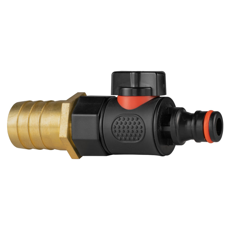 25mm Brass Barb with BSPF Thread-Quick Connect Male Valve - Home & Garden > Lawn & Garden > Watering & Irrigation > Garden Hose Fittings & Valves > Garden Hose Fittings Garden watering