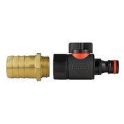 25mm Brass Barb with BSPF Thread-Quick Connect Male Valve - Home & Garden > Lawn & Garden > Watering & Irrigation > Garden Hose Fittings & Valves > Garden Hose Fittings Garden watering