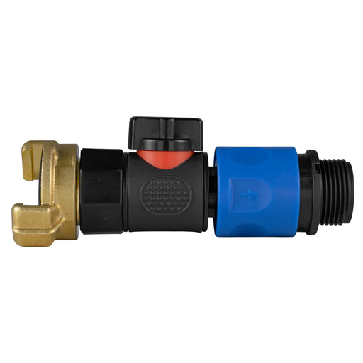 Geka Type Connector with BSPF-Quick Connect Valve & Hose Connector 3/4" BSPM - Home & Garden > Lawn & Garden > Watering & Irrigation > Garden Hose Fittings & Valves > Garden Hose Fittings Garden watering