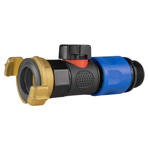 Geka Type Connector with BSPF-Quick Connect Valve & Hose Connector 3/4" BSPM - Home & Garden > Lawn & Garden > Watering & Irrigation > Garden Hose Fittings & Valves > Garden Hose Fittings Garden watering
