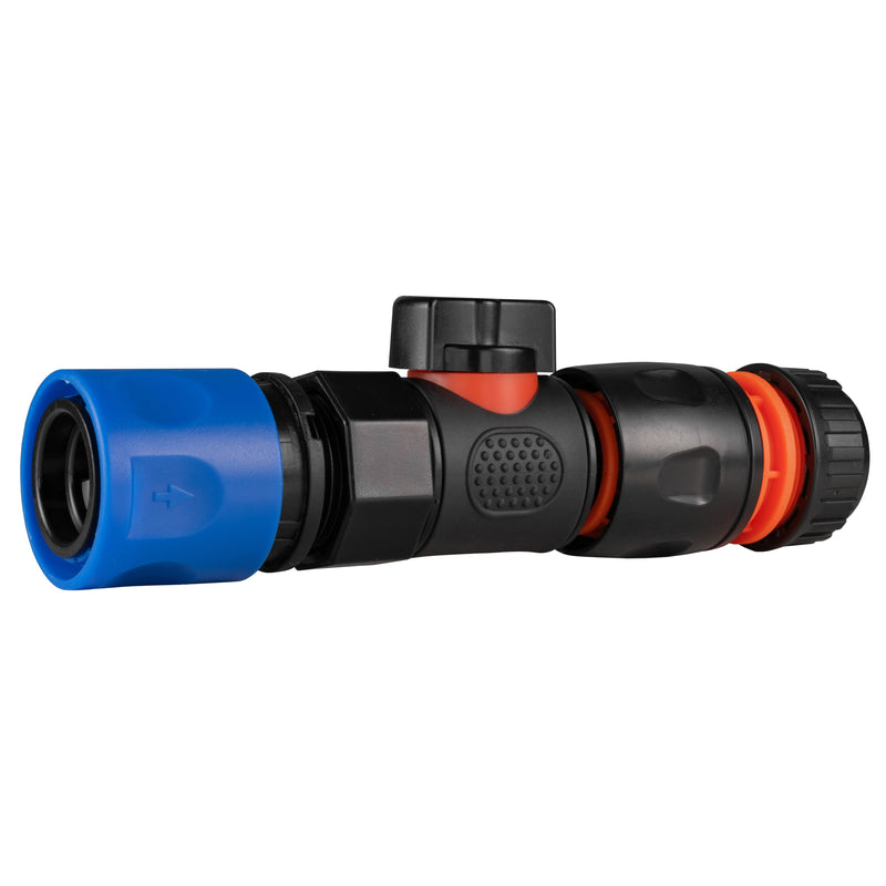Hose Connector Blue with BSPF- Quick Connect Valve & Hose Connector Black - Home & Garden > Lawn & Garden Garden watering