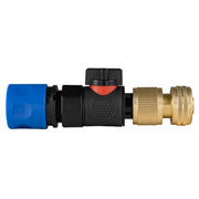 Hose Connector Blue with BSPF- Quick Connect Valve & Hose Connector Brass - Home & Garden > Lawn & Garden Garden watering